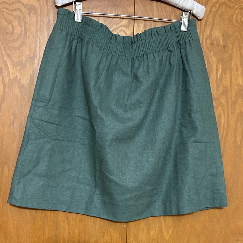 NWT J.Crew Linen Skirt